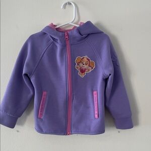 Paw Patrol Purple Hoodie with Pink Details